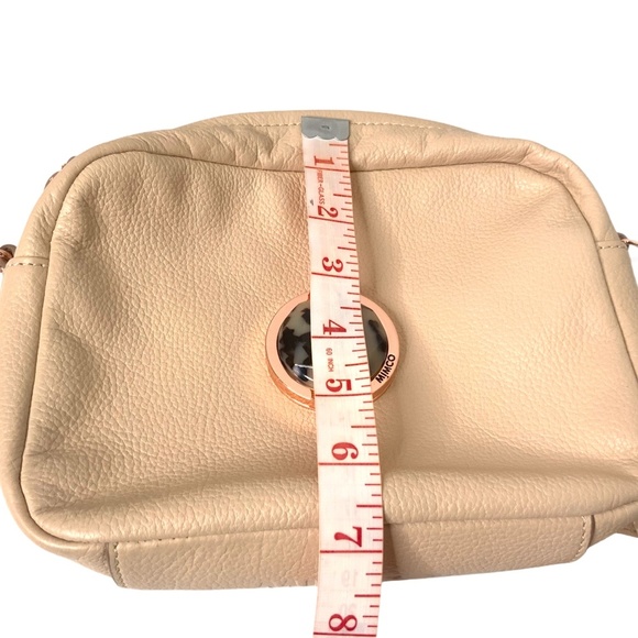 MIMCO Modify Genuine Leather Blush Rose Gold Cross Body / Hip Bag - Picture 8 of 11